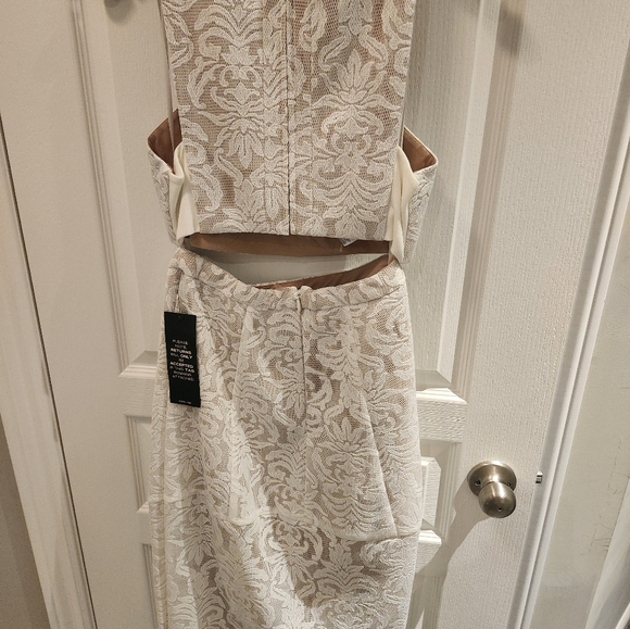 BCBG Max Azaria NWT "Ellyson" Crop Top & Skirt Pairing Size S - Picture 10 of 12